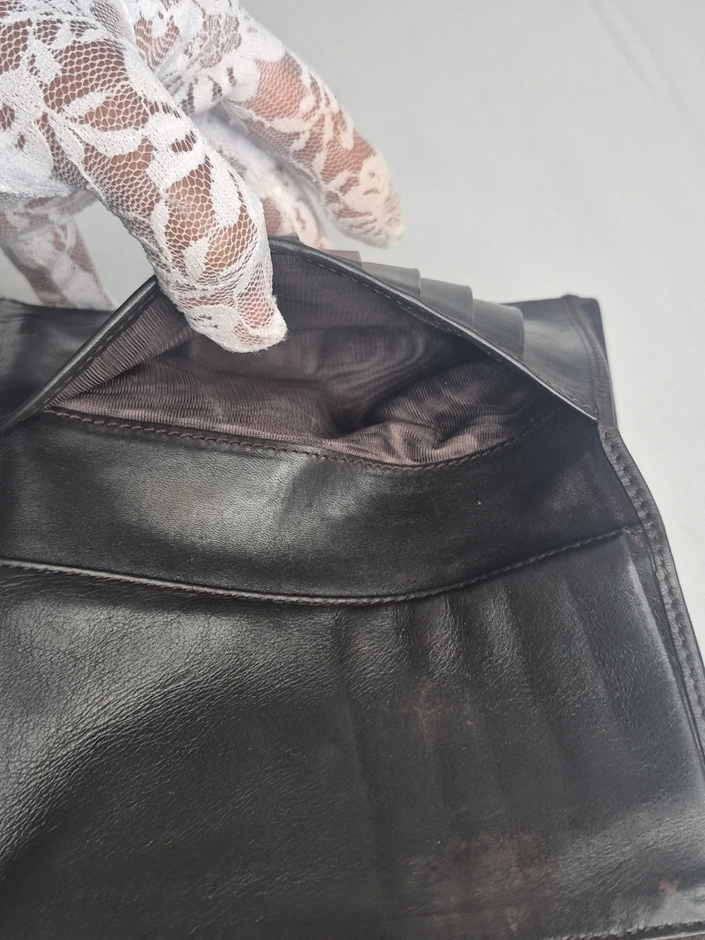 Miu Miu Tan Croc-Embossed Leather Wallet